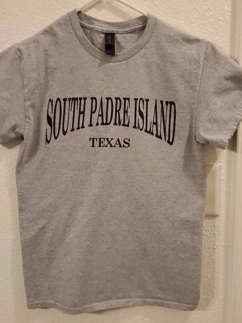 Gildan Gray South Padre Island Texas Tee